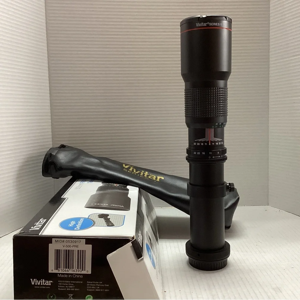 Vivitar Series 1 High Definition 500 mm F/8.0 Multi Coated Lens, Telephoto Lens